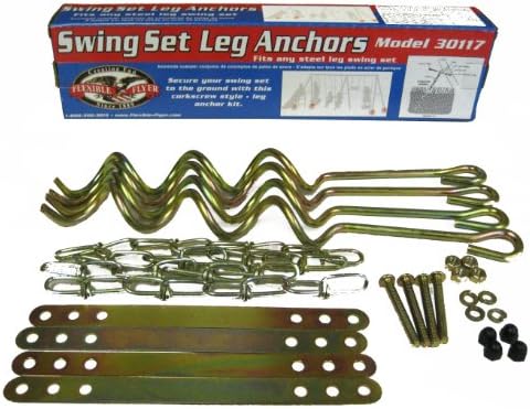 Flexible Flyer 30117 Ground Anchor Kit for Metal Frame Swing Sets