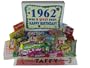 50th Birthday Gift Basket Box - Nostalgic Candy: 1962