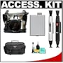 DiCAPac WP-S10 Waterproof Case + LP-E5 Reachargeable Battery + Precision Design Accessory Kit for Canon EOS Rebel XS, XSi, T1i Digital SLR Cameras