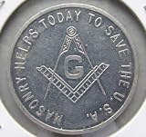 Thumbnail image for MASONIC MASONS FREEMASONARY SQUARE & COMPASS MASONRY GRAND…