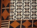 African Print Tapestry-Coverlet-Spread-Twin-Brown