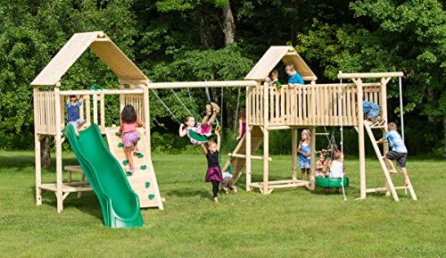 CedarWorks Frontier Fort Swing Set