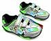 Toy Story Boys Toy Apollo Black, Silver And Green Velcro Trainers.