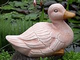 Eigenschaften Tiefes Kunsthandwerk GbR  / Tierfigur Steinfigur Ente terracotta