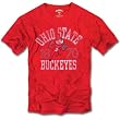 Ohio State Buckeyes '47 Brand Red Vintage Scrum Tee