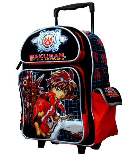 Bakugan Battle Brawlers Large Rolling Backpack