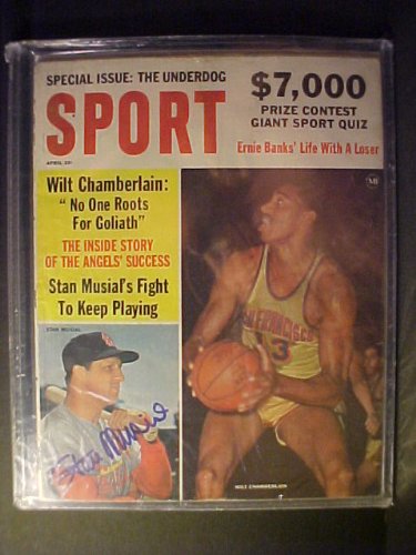 Stan Musial St. Louis Cardinals Autographed April 1963 Sport Magazine