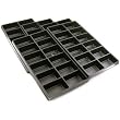 5 Black 12 Slot Display Tray Inserts Charm Bead Travel