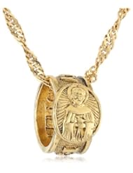 The Vatican Library Collection "Vatican Carded Ring Pendant Necklaces" "Faith" Ring Pendant Necklace, 16"
