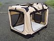 Pet carrier/Kennel/Crate-Lightweight+Portable Large 27"x21"x20.5"BEIGE