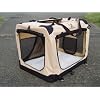 Pet Carrier/Crate-Lightweight+Portable.Beige 60cm For small Dogs and Cats.