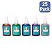 Primary Colors Kids Glitter Glue Classpack Non Toxic Water Based Washable 25 Pack (40ml) Red, Blue, Green, Purple, Silver RS.2999.00