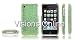 Visions Slim Iphone Hard Case Back Cover Glitter Cover Green