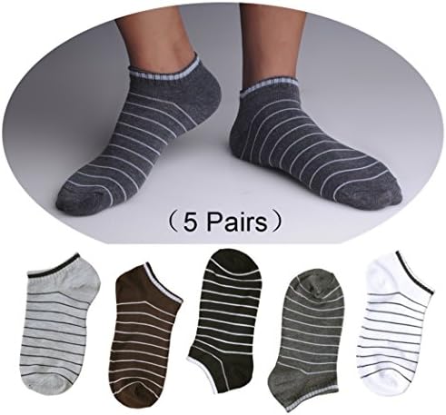 GJSocks Men Black Socks Best Cotton Black Socks For Mens (5 Pair)