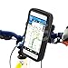 Bike Mount Smart Phone Stand for iPhone 6 4.7 inch - Weather Resistant - Ideal for Portable Devices - Attach to Bicycle Handlebars - 360 Degree Rotating Angle - Transparent Window by Foxx Electronics
