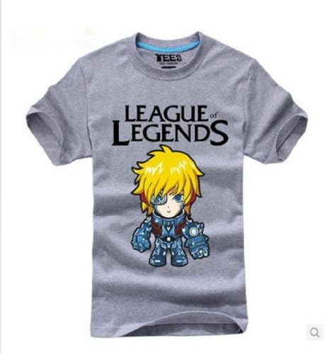 League of Legends T shirt + 2 pieces of League poster card sticker (Style D, S)