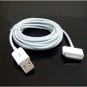 Ecomgear�3 meters long 10ft USB Data Sync Charger Cable Compatible with Ipad 2 Iphone 4 4s 5 Ipod Touch