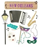 Jolees Boutique Themed Destination Stickers, New Orleans