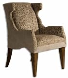The Cheapest Uttermost 42″ Inch Rexana Armchair Plush Chenille Covering In Desert Sand