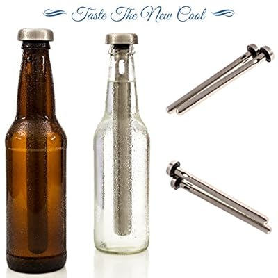 COZY STICKS - USA's BEST Drink Chillers - Beer Chilling Set of 2 - Cooler Halloween Party Accessory