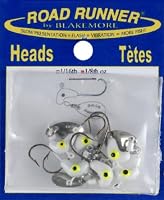 Blakemore TTI Fishing Co Road Runner Bulk Head Hook (White, 1/8-Ounce) from Blakemore TTI Fishing Co