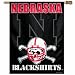 NCAA Nebraska Cornhuskers Blackshirts 27-by-37 inch Vertical Flag