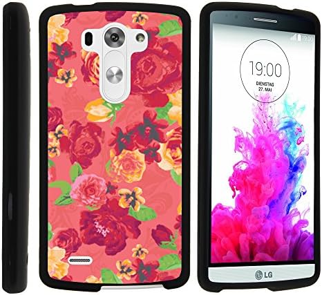 LG G3 Phone Case, Perfect Fit Cell Phone Case Hard Cover with Cute Design Patterns for LG G3 (D850, D851, D855, VS985, LS990, US990) by MINITURTLE - Fruity Rose Pattern