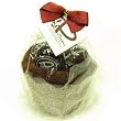 Wrapped Cup Cake Dessert Hand Towel Wash Cloth Home Gift Set Chocolate with Cherry Magnet