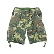 Camouflage Vintage Infantry Fatigues Utility Cargo Shorts
