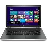 HP Pavilion 17.3 Inch Laptop (AMD A8, 6 GB, 750 GB HDD, Silver) - Free Upgrade to Windows 10