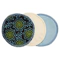 Little Luxe Washable Nursing Pads 3 Pairs- Blue