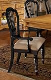 Hillsdale Furniture Wilshire Arm Rubbed Black
