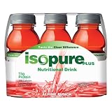 Isopure Plus Nutritional Drink Alpine Punch, 6 Count, 8-Ounce bottles (Pack of 4)