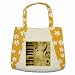 Floral Tote Bag of Grunge Music with Piano Keys Treble Clef and Notes