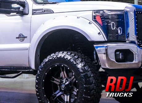 Stores 2015 Cheap Rdj Trucks Pocket Bolt Fender Flares Ford F250 F350 Superduty 2008 2010 Set Of 4 Textured Black Finish Get I Seesale