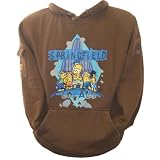 Simpsons Springfield Locals Mens Hooded Sweatshirt