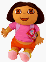 Dora The Explorer Plush Doll / Cuddle Pillow ( 26" )