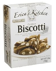 Erica's Kitchen Coffee Biscotti, 5.3-Ounce Boxes (Pack of 12)