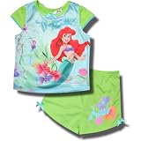 Ariel "Magic Awaits" satin pajama set for girls