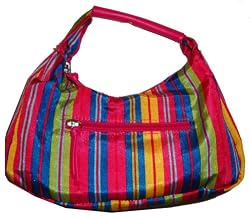 Tommy Hilfiger Purse Top Zip Hobo Multi-Colored