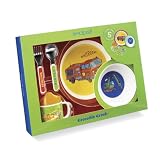 Vehicle Sounds Gift Set with Plate, Bowl, Cup, Spoon, and Fork