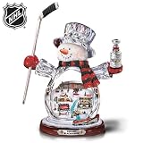 NHL&Acirc;&reg; Chicago Blackhawks&Acirc;&reg; Crystal Snowman Figurine by The Bradford Exchange