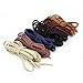 GGT Tiger ELASTIC Stretch Rubber Flat Shoelaces Shoestrings Brown / 47 inch