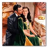 Gone With The Wind Color Matte Photograph (12x12 Inches - Clark Gable, Vivien Leigh)