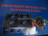 Hercules 4 Burner Super Heavy Duty Gas Stove Electronic Strike