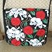 Red Roses Skull Messenger Bag