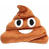 Etosell Stuffed Pillow Cushion Emoji Poop Shaped Smiley Face Doll Toy