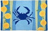 Jellybean Lemons & Blue Crab Accent Area Rug