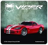 Road Mice Mouse Pad Dodge Viper SRT10 (Red with White Stripes)