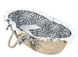 Hoohobbers Baby Versailles Black Moses Basket
